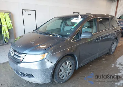 2017 Honda Odyssey Lx из США, поврежденный, VIN 5FNRL5H2XHB017385